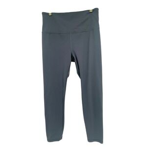Navy Athleta Ultra High Rise Elation 7/8 Tight Gray Leggings Size M Yoga Pants